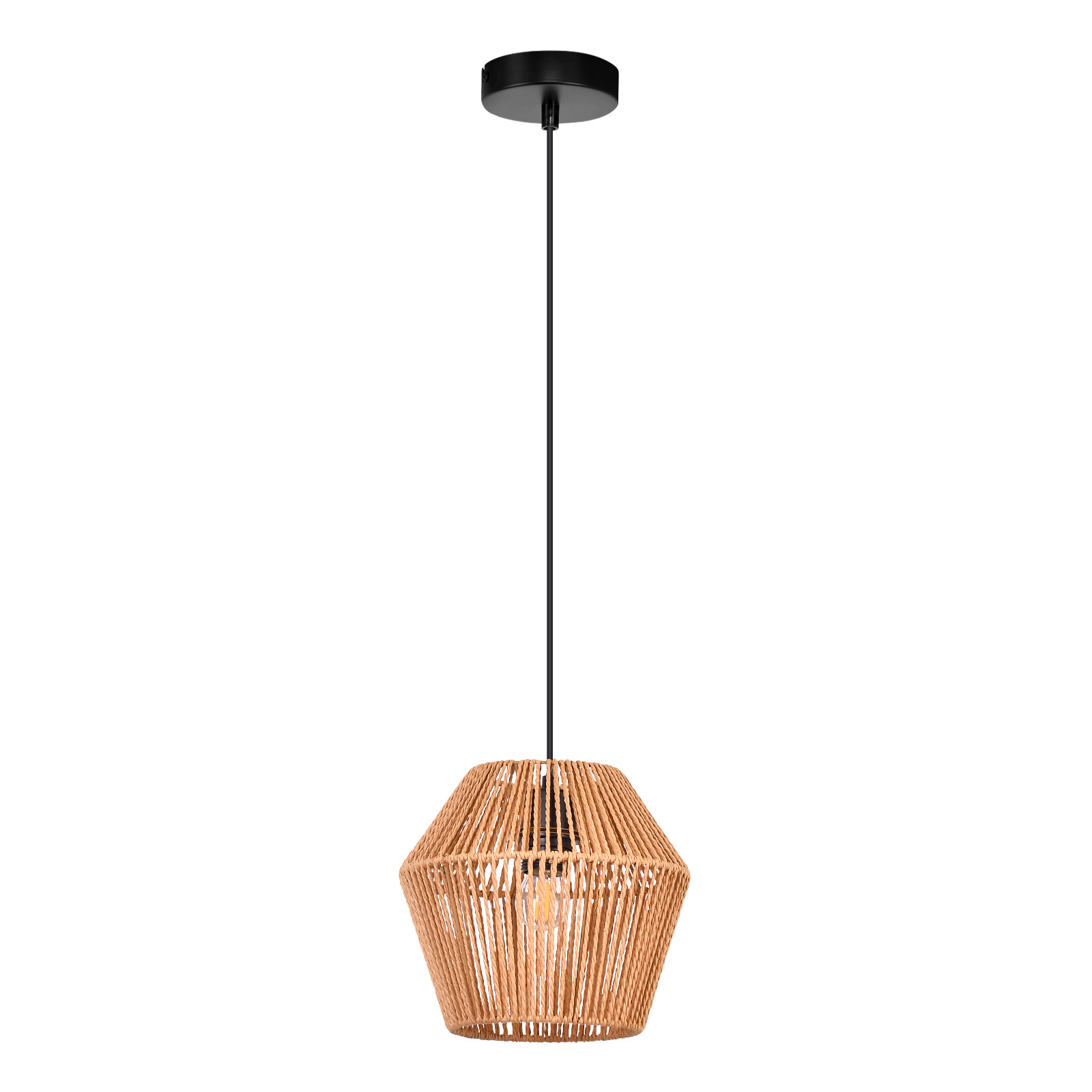 NETTLIFE Vintage-rottinkiriippuvalaisin,150 cm,E27,40W