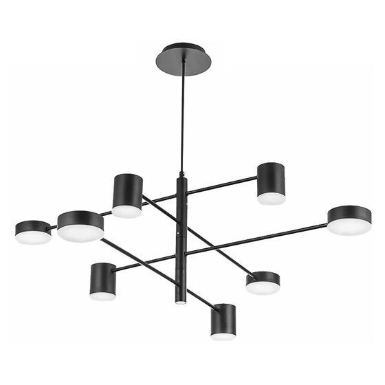 TOOLIGHT riippuva kattovalaisin APP598-8C musta, 76x76x87, 5cm