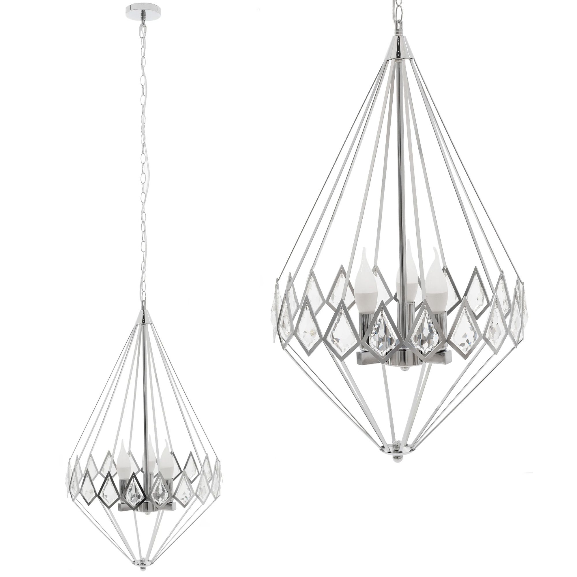 TOOLIGHT riippuvalaisin APP767-3CP harmaa, 40, 5X40, 5X69CM