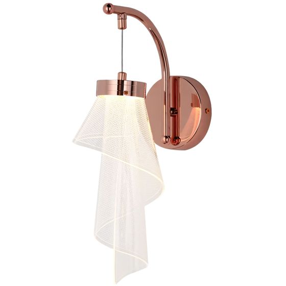 TOOLIGHT riippuva kattovalaisin APP1766-1W ruusukulta, 10x18x52cm