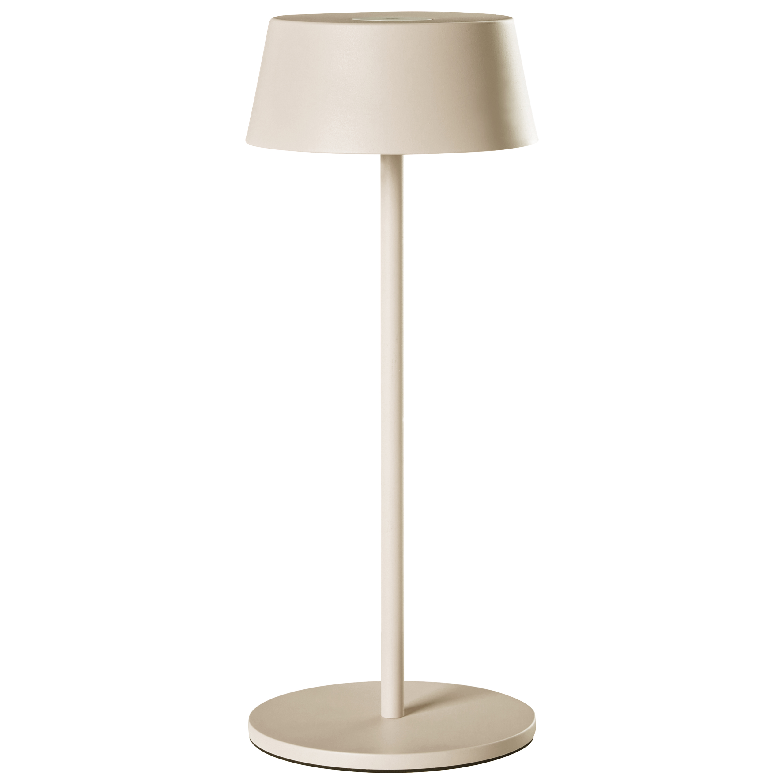 LED-pöytävalaisin langaton GUDER himmennettävä Metalli Beige