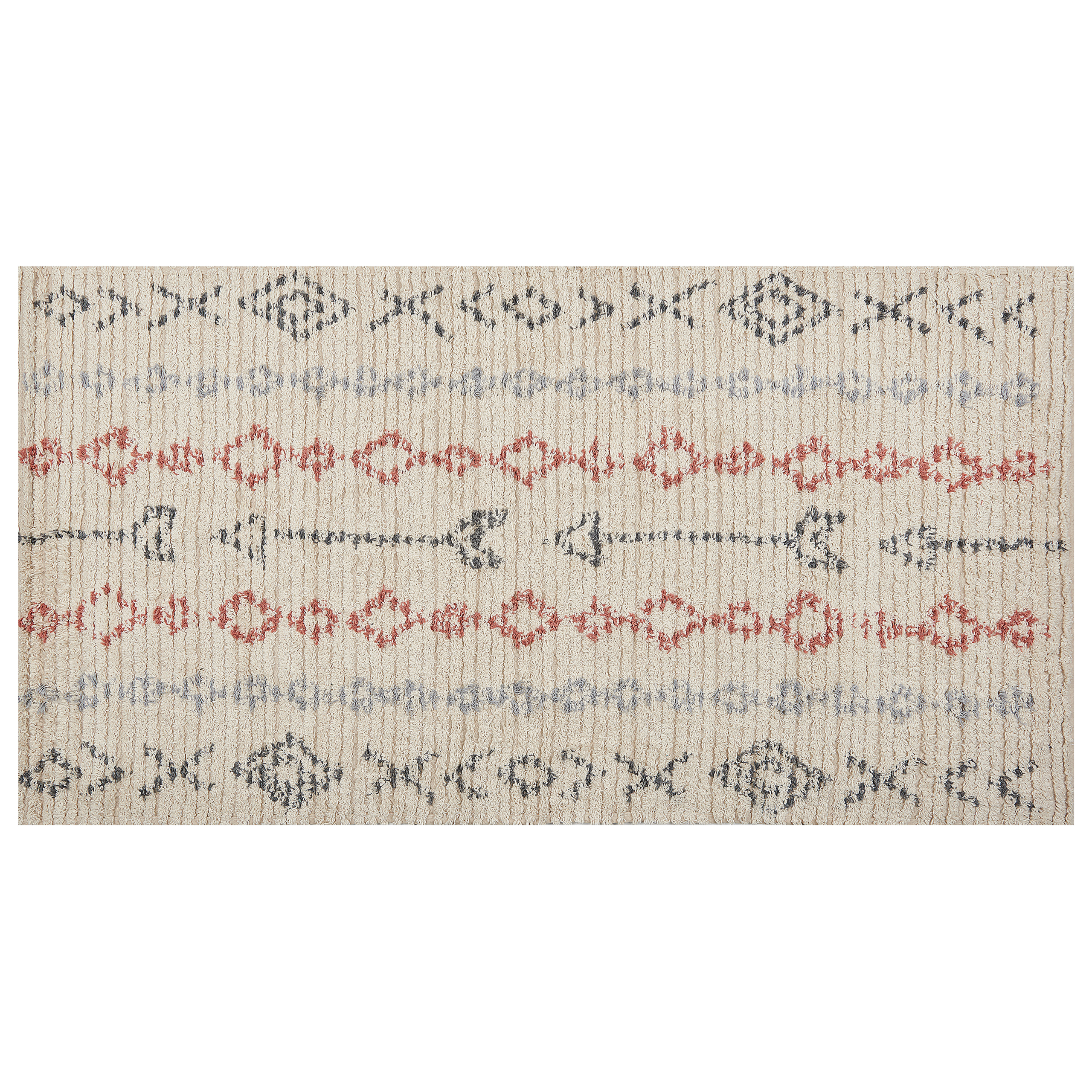 Matto DISPUR Beige 80 x 150 cm Puuvilla