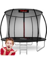 Neo-Sport 252 cm profiloitu pihatrampoliini sisäverkolla