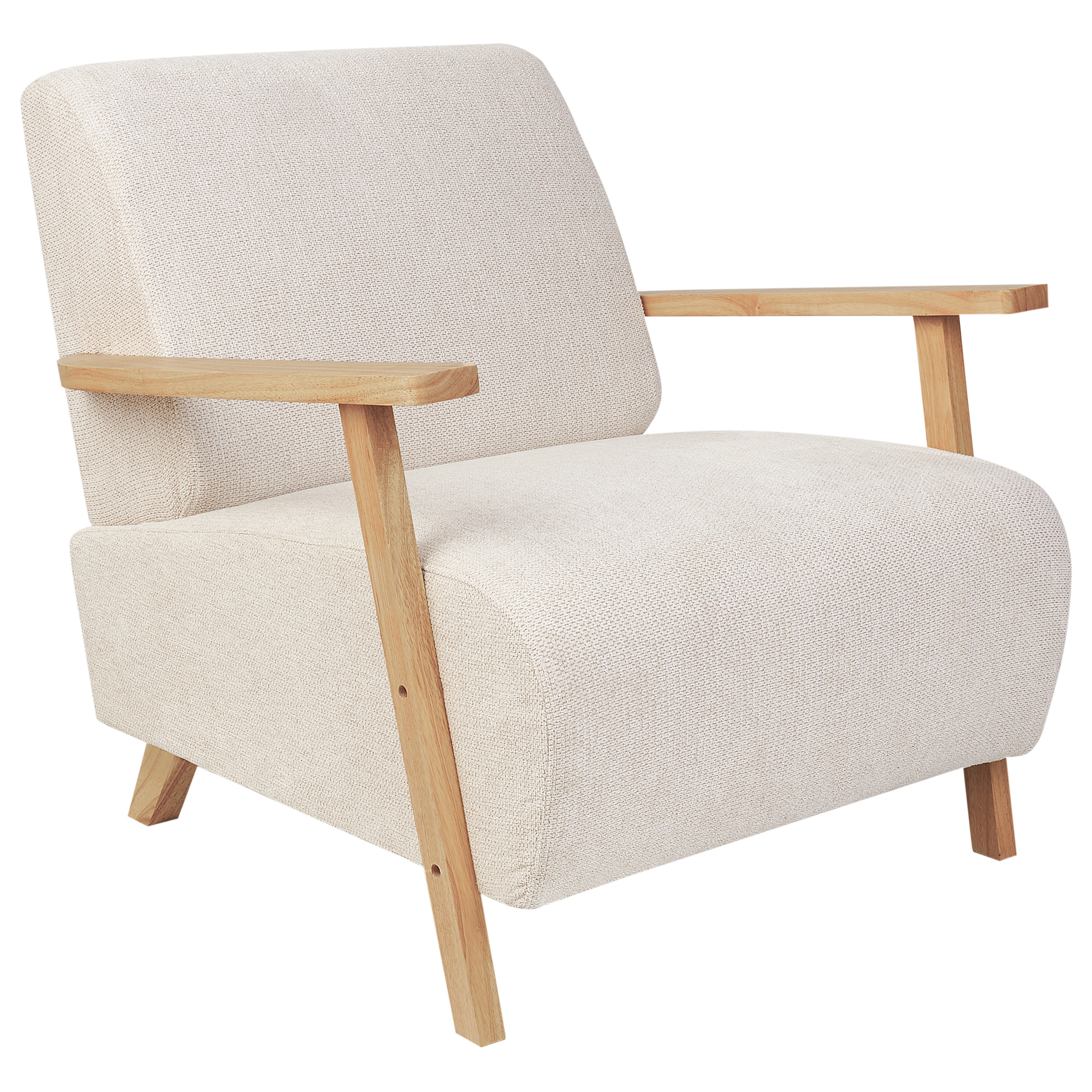 Nojatuoli LESJA Kangas Vaaleanbeige