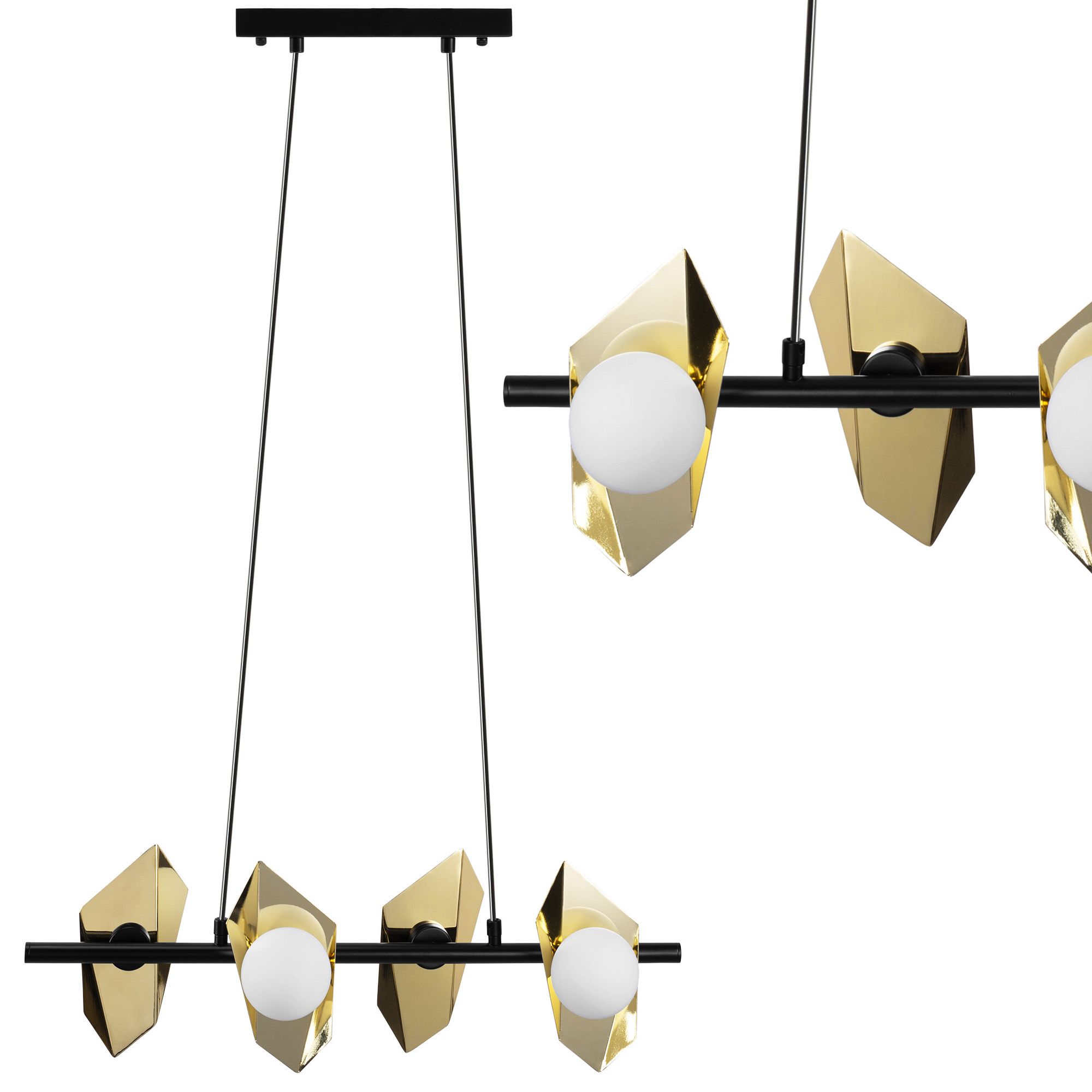 TOOLIGHT riippuvalaisin APP1412-CP Musta, 61x24x20cm