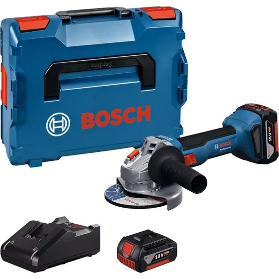 Bosch GWS 18V-8 Professional -Akkukulmahiomakone 125 mm 2x 5,0 Ah L-BOXX