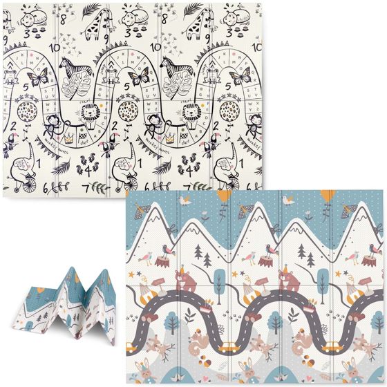 Nukido NK-341 Taitettava vaahtomuovista valmistettu koulutusmatto 200 x 150 x 1 cm