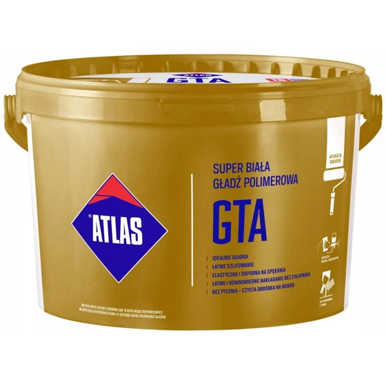 Atlas GTA Polymer Kipsi 18 kg supervalkoinen