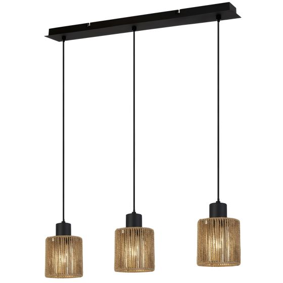 TOOLIGHT riippuva kattovalaisin APP1821-3CP musta, 160x140x160cm