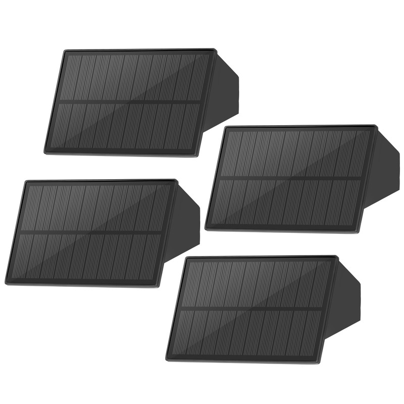 NETTLIFE Aurinkokäyttöiset ulkovalaisimet 4 kpl aurinkokäyttöistä ulkoseinävalaisinta ulkovalaistus lämpimän valkoinen