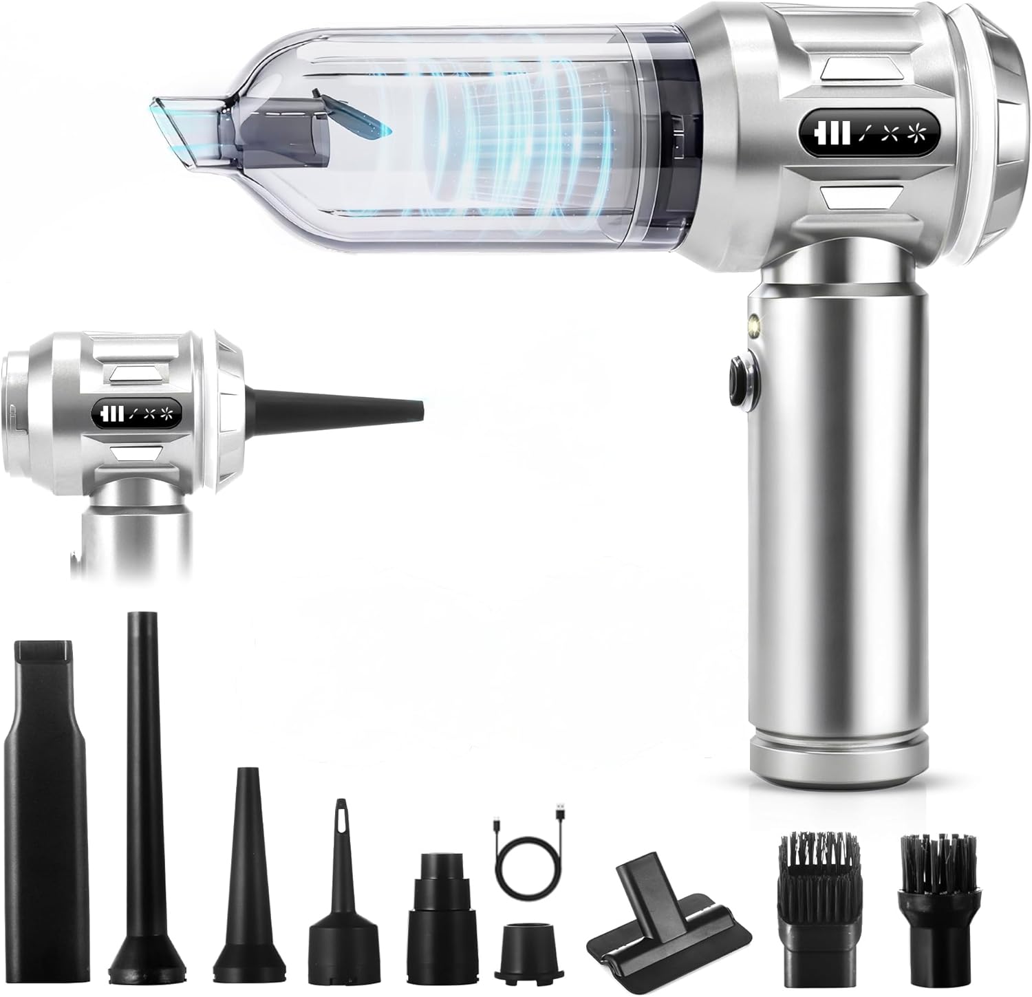 ZMH Langaton sauvaimuri 17kpa Mini 4-in-1 -autoimuri sopii