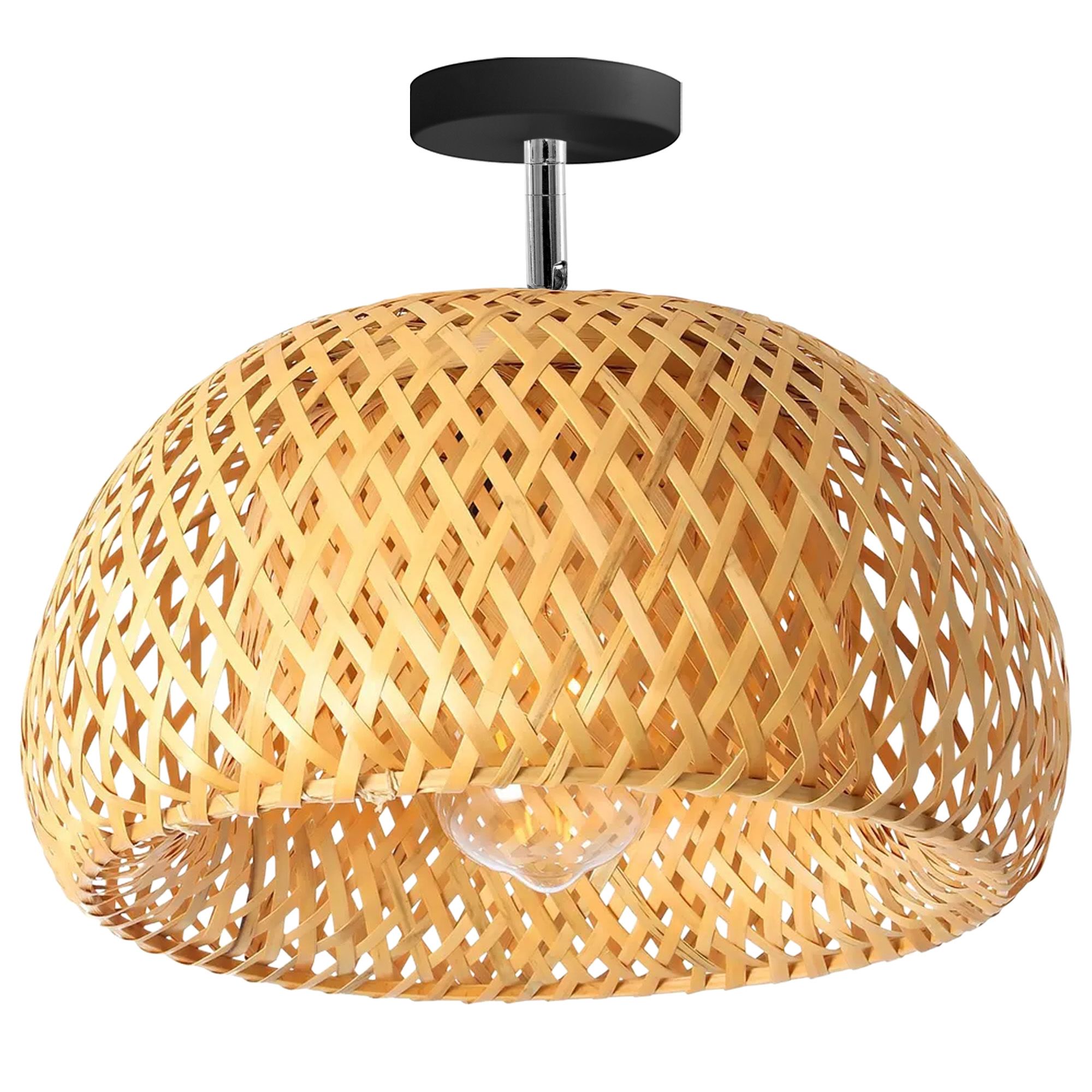 TOOLIGHT riippuva kattovalaisin APP1638-1CP ruskea, 18x30x18cm