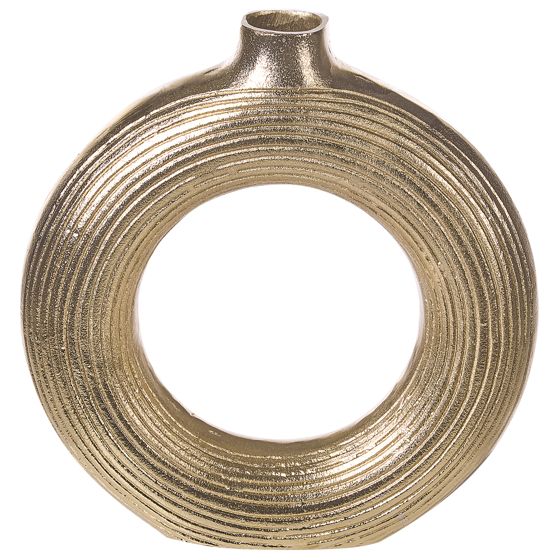 Koristemaljakko COMAL metalli 40 cm Kulta
