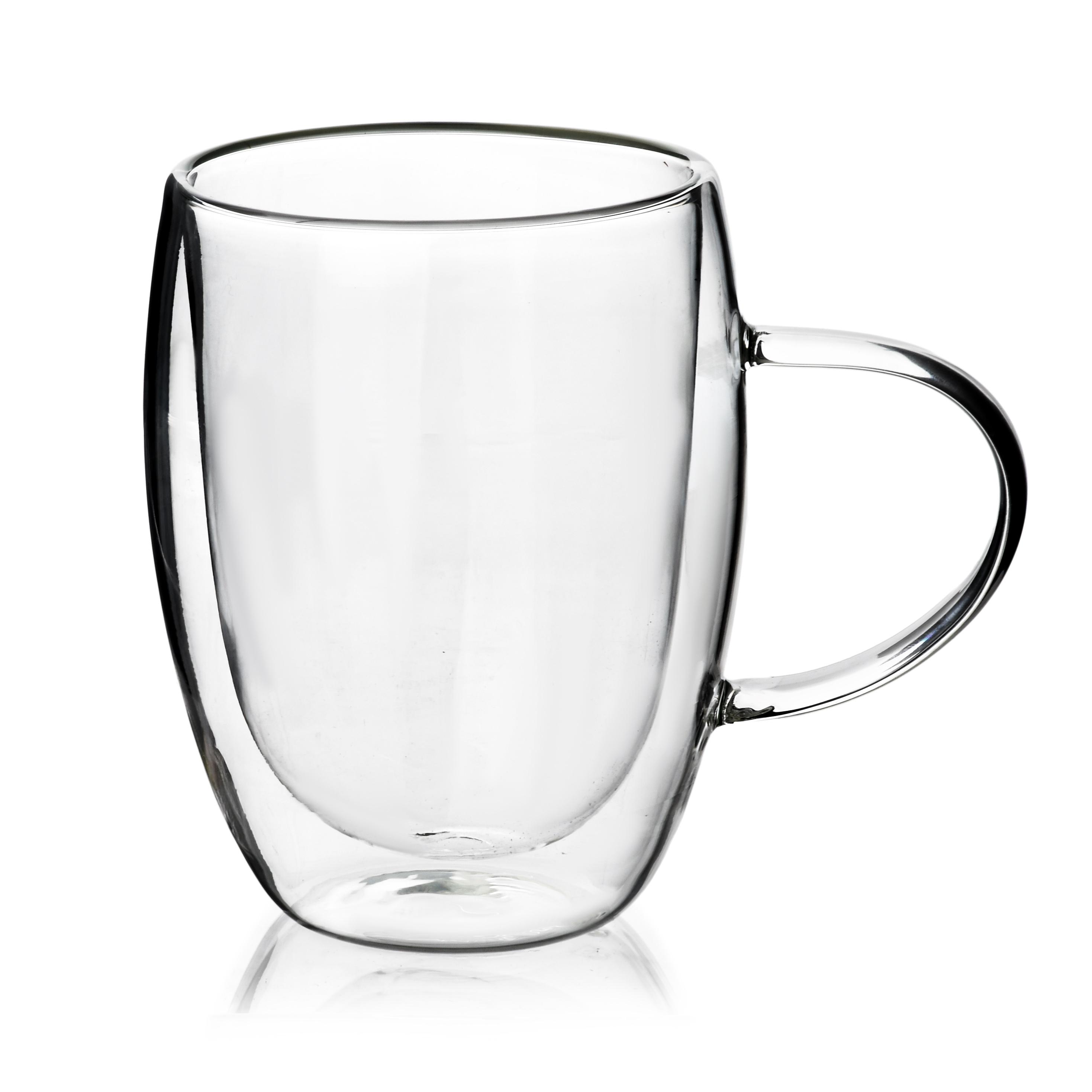 Allesken, läpinäkyvä, borosilikaattilasi muki, 380 ml, P:5.4 x L:12.0 x K:8.2 cm