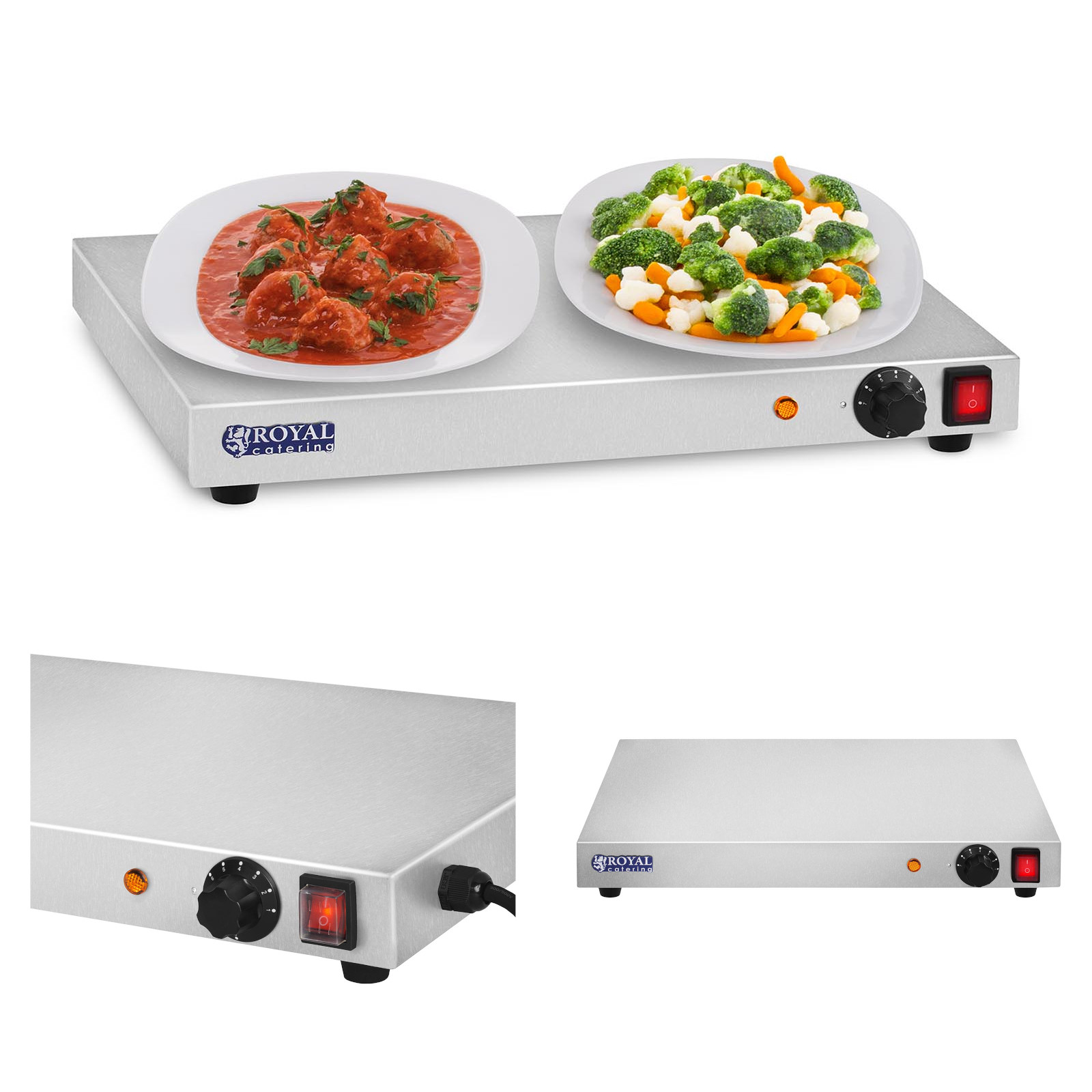 Sähkölautanen, lämmitysalusta, pöytälämmitin 250W Royal Catering