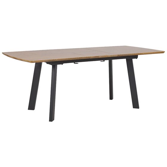 Jatkettava ruokapöytä SALVADOR Tummanruskea 160/200 cm 90 cm
