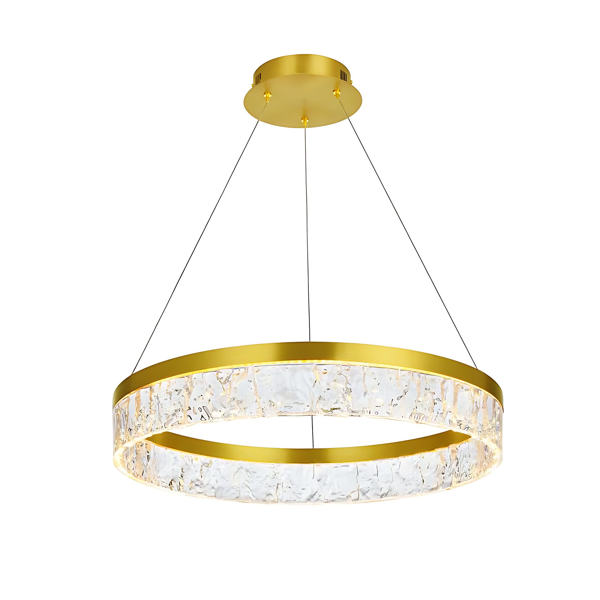 TOOLIGHT riippuvalaisin LHJ046-CP kulta, 50x50x6, 5cm
