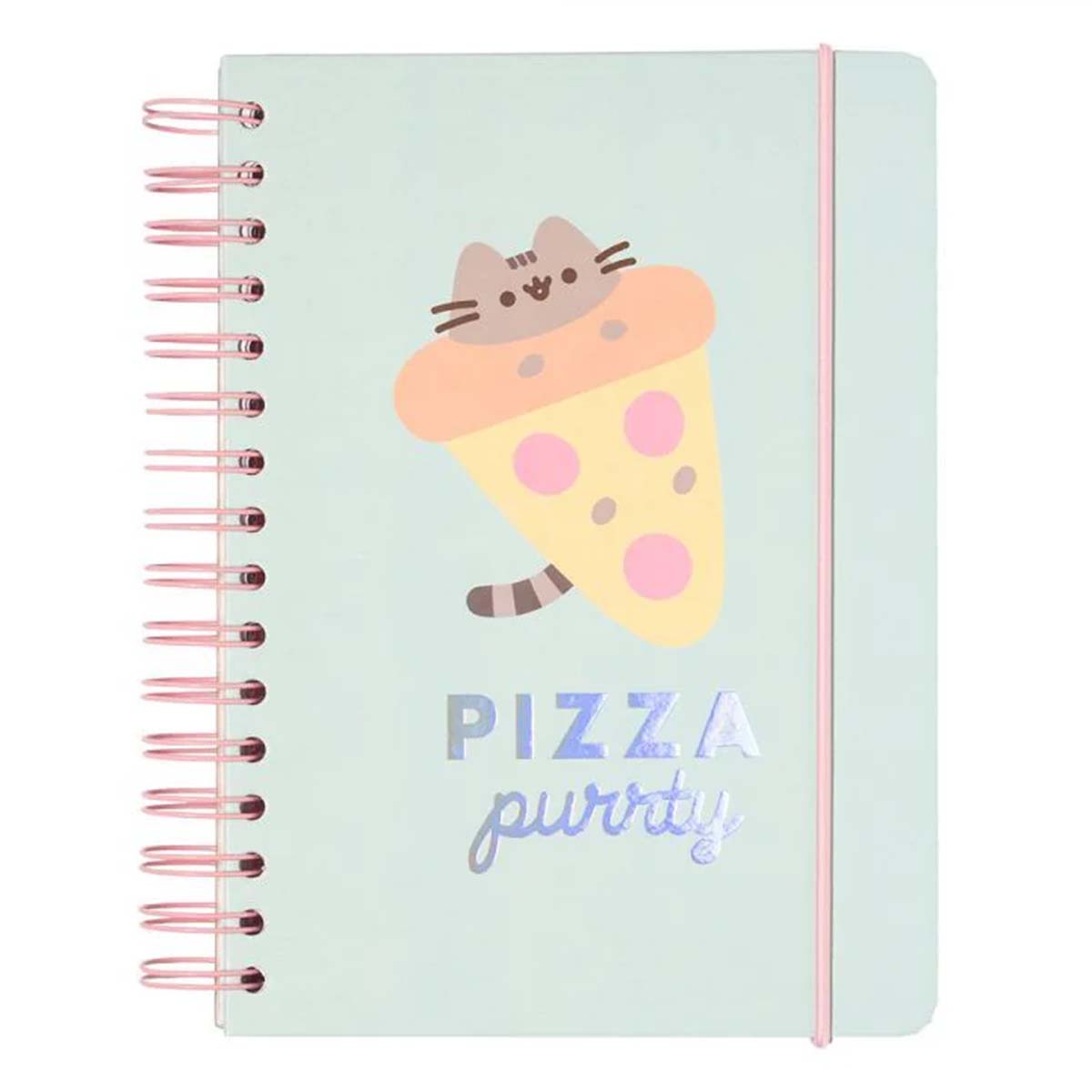 A5-kovakantinen kierremuistilehtiö 80 sivua, Foodie-kokoelma