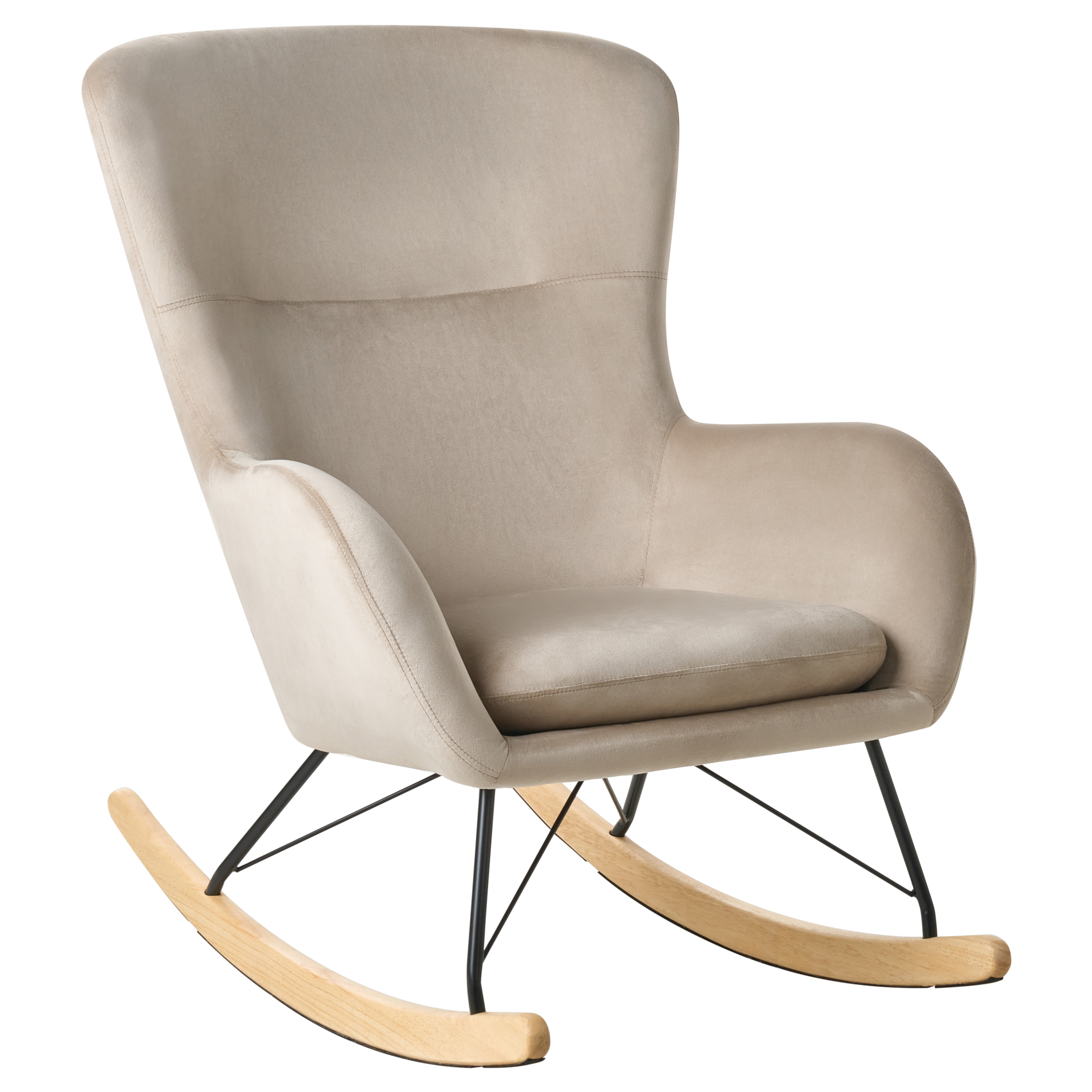 Keinutuoli ELLAN Sametti Beige