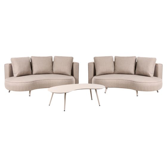Ulkosohvaryhmä pöydällä 6-istuttava PARORI Beige