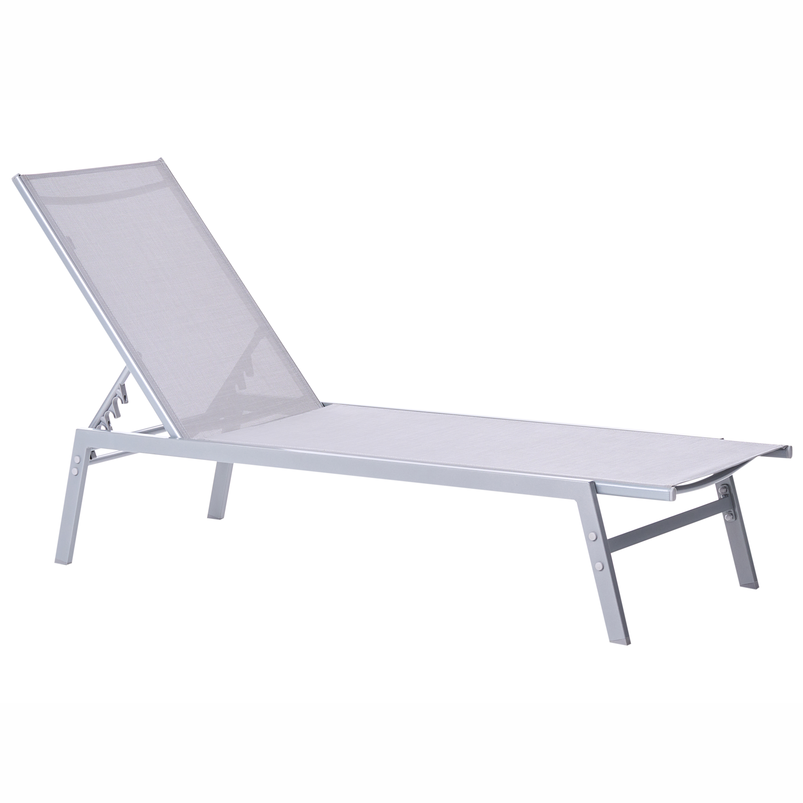 Aurinkotuoli NOLI kallistettava metalli Harmaa