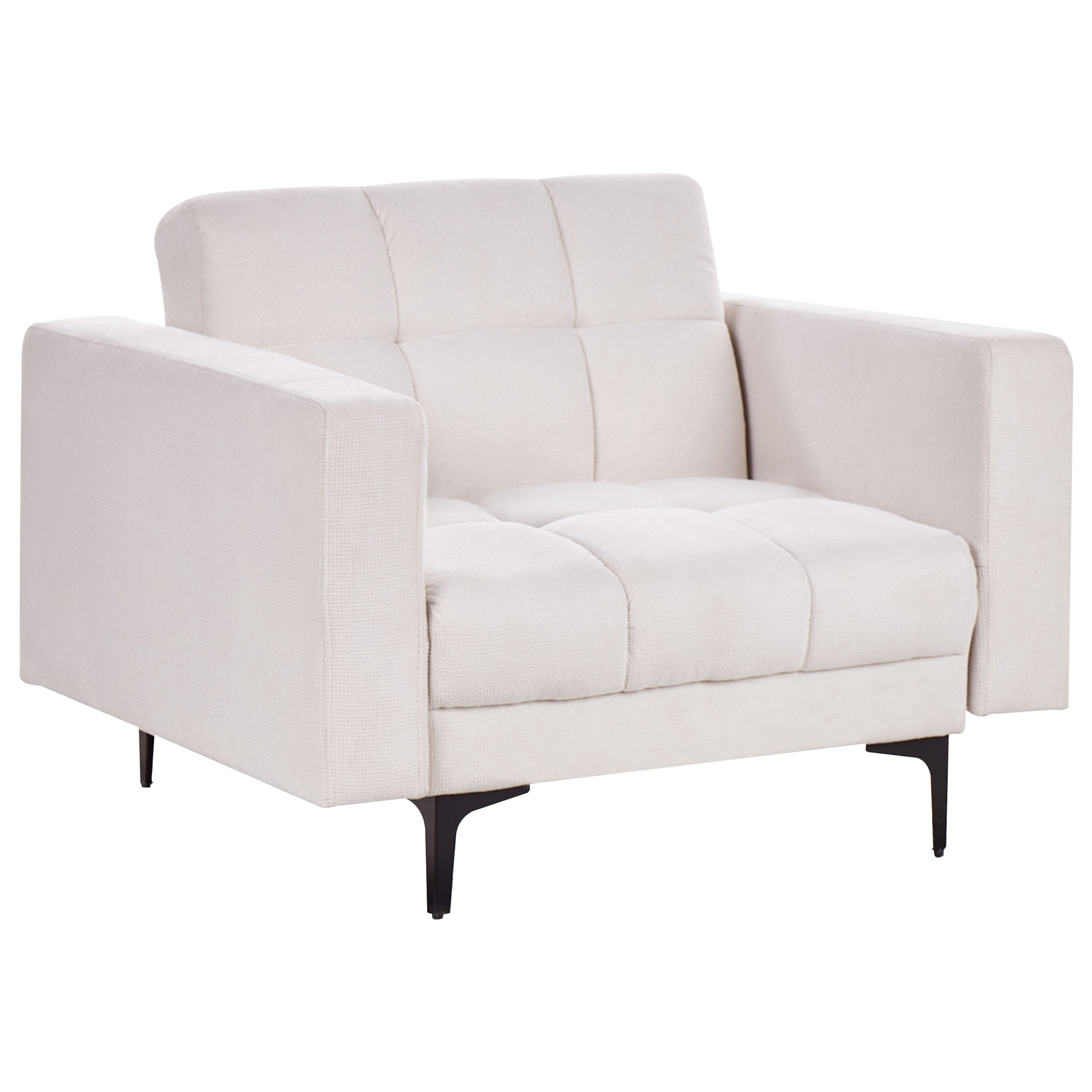 Nojatuoli ALNES Kangas Luonnonvalkoinen