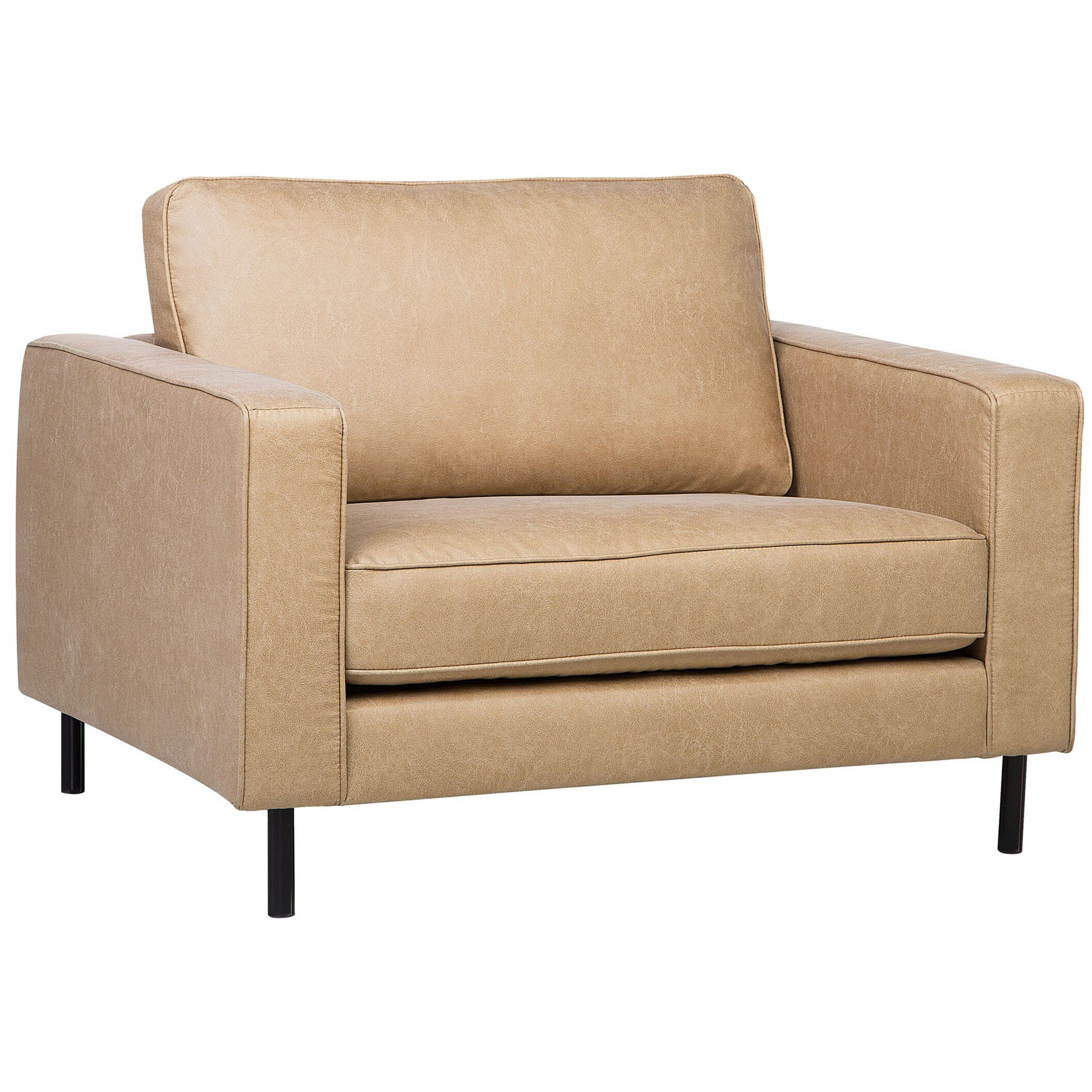 Nojatuoli SAVALEN Keinonahka Beige