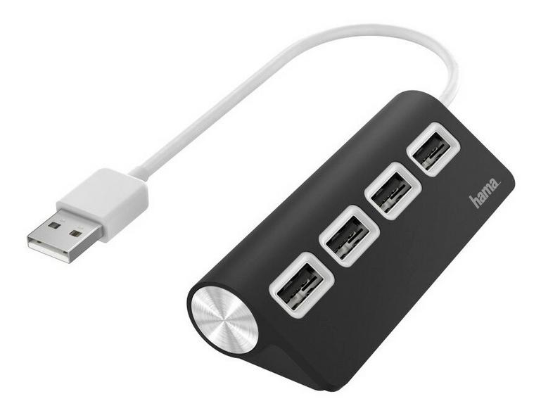 Hama-keskitin 4x USB 2.0 480Mbps 200119