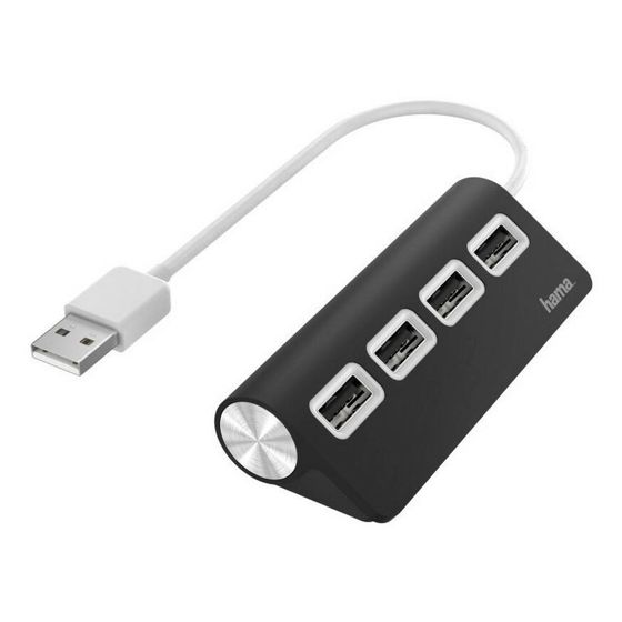 Hama-keskitin 4x USB 2.0 480Mbps 200119