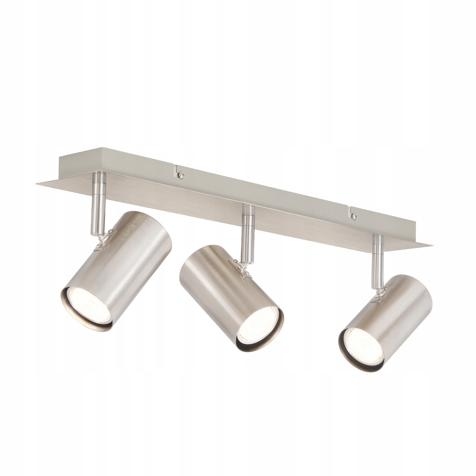 NETTLIFE 3 nikkeli GU10 kattokohdevalaisinta 330° kääntyvä eteiseen, olohuoneeseen, makuuhuoneeseen