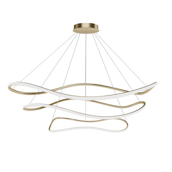 TOOLIGHT riippuvalaisin LHJ051-CP1 kulta, 110x110x60cm