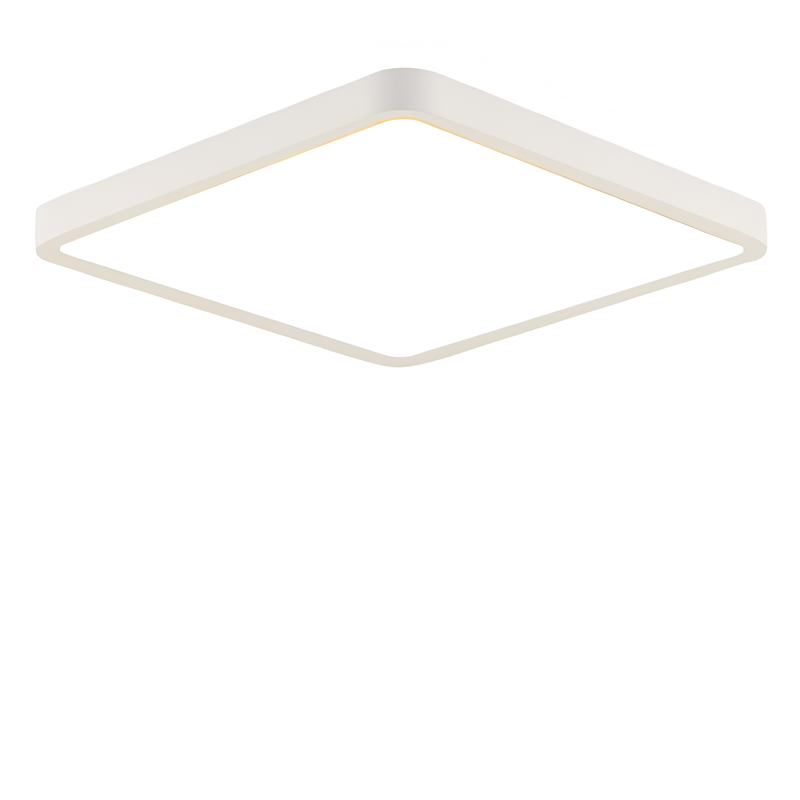 NETTLIFE litteä, LED-kattovalaisin, 23CM, 3000, 18W, neliönmuotoinen, makuuhuoneeseen Valkoinen, LED integroitu, pysyvästi