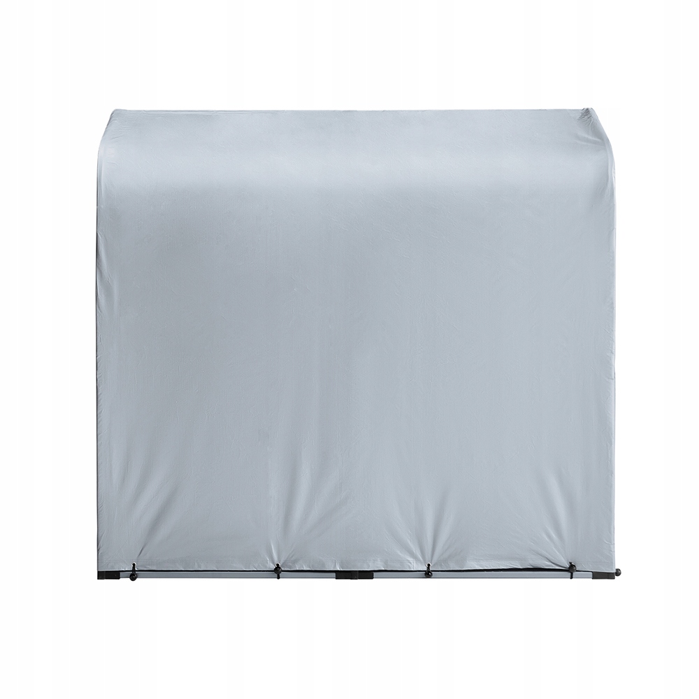 SoBuy Autotalli KLS11-K ekologinen hopeateltta 120x176x163 cm