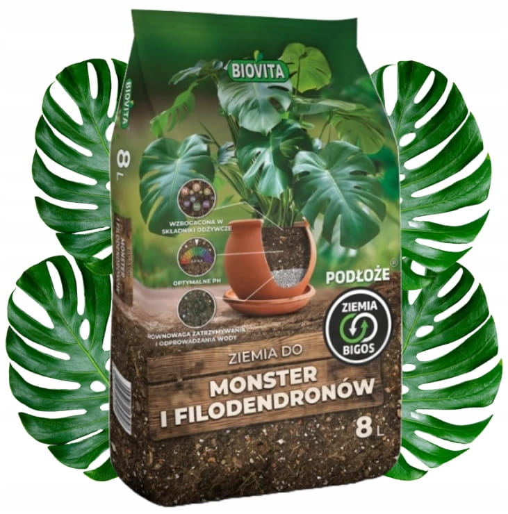 Bigos 8L Professional Soil Monsteralle ja Philodendronsille