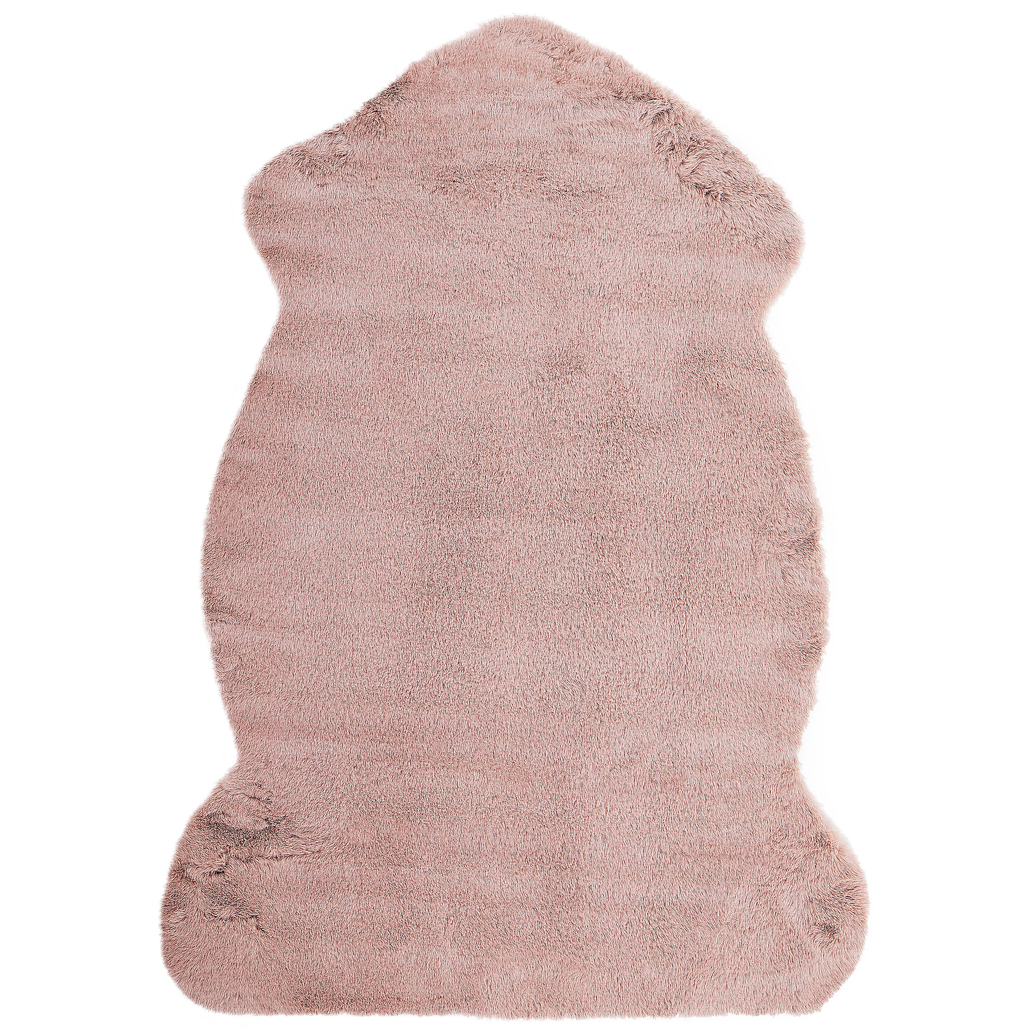 Tekoturkismatto UNDARA Vaaleanpunainen 60 x 90 cm