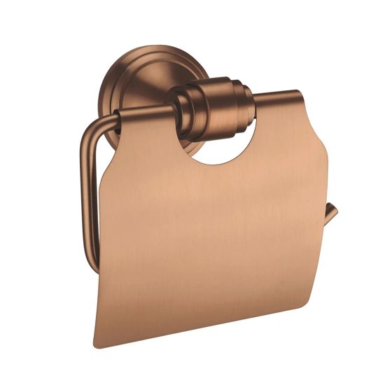 REA WC-paperitelineen pidike 1608 Aristo Brush Copper harjattu kupari, 0, 8X11, 5X12CM