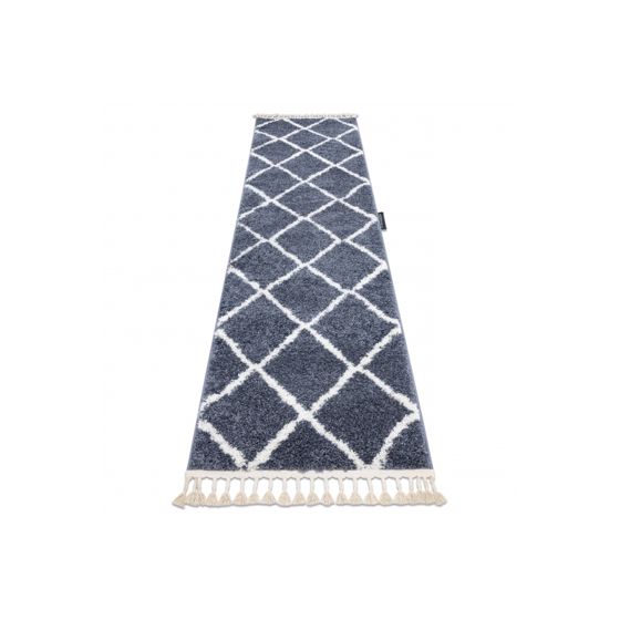 Matto BERBER CROSS harmaa - keittiöön, eteiseen, käytävään 60x200 cm