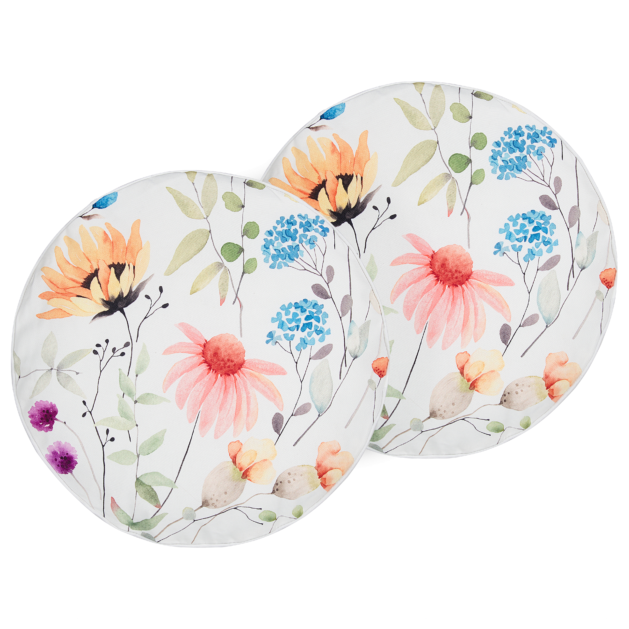 Ulkotyynysetti 2 kpl MONESI Kukkakuvio 40 x 40 cm Monivärinen