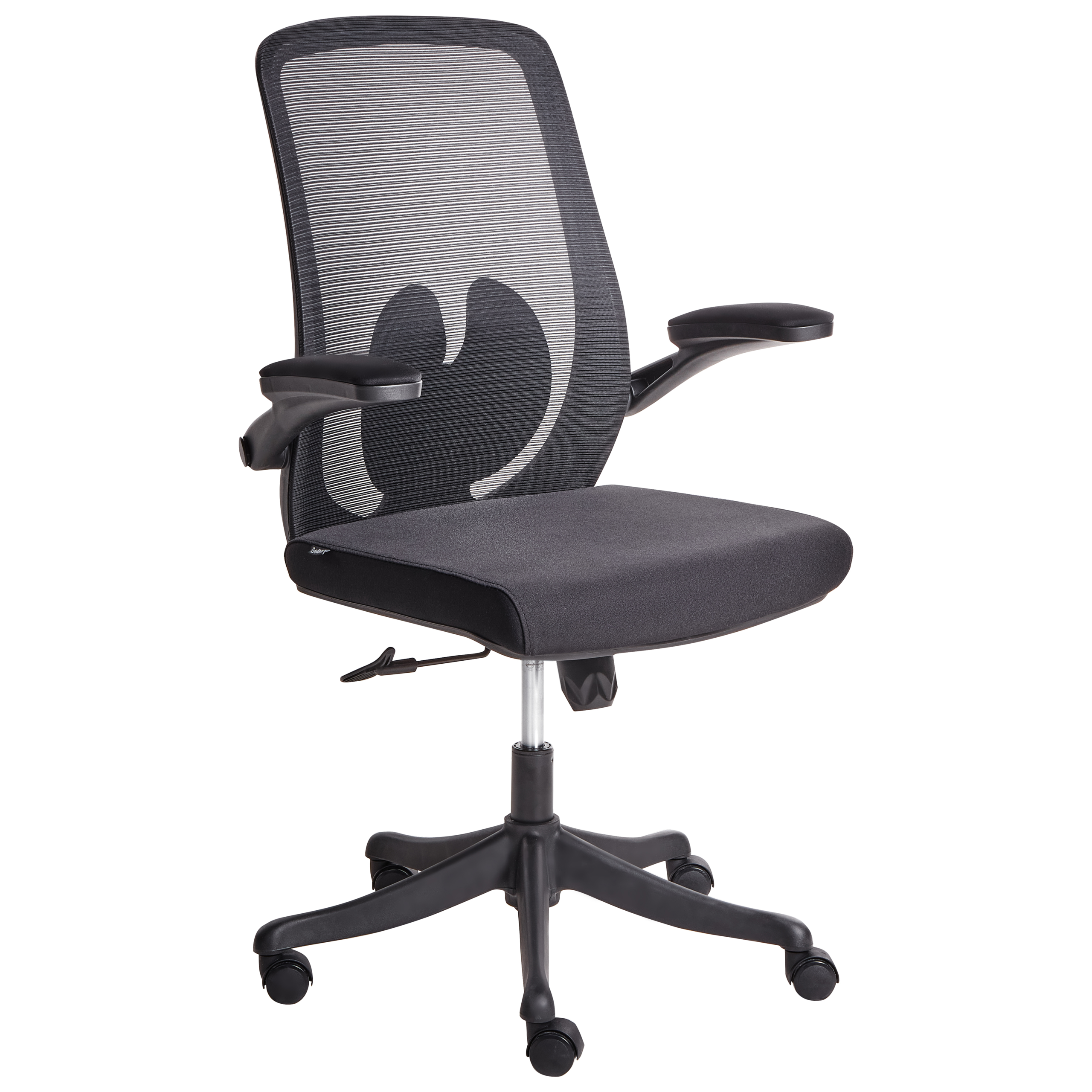 Työtuoli pyörivä OVERLORD kangas Musta