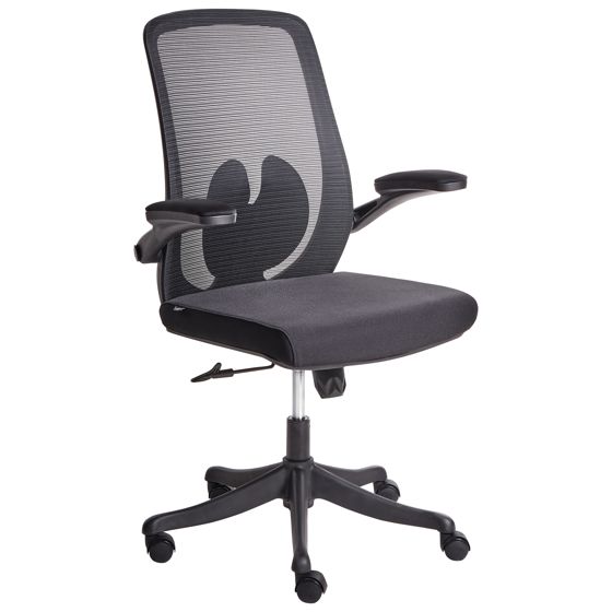 Työtuoli pyörivä OVERLORD kangas Musta
