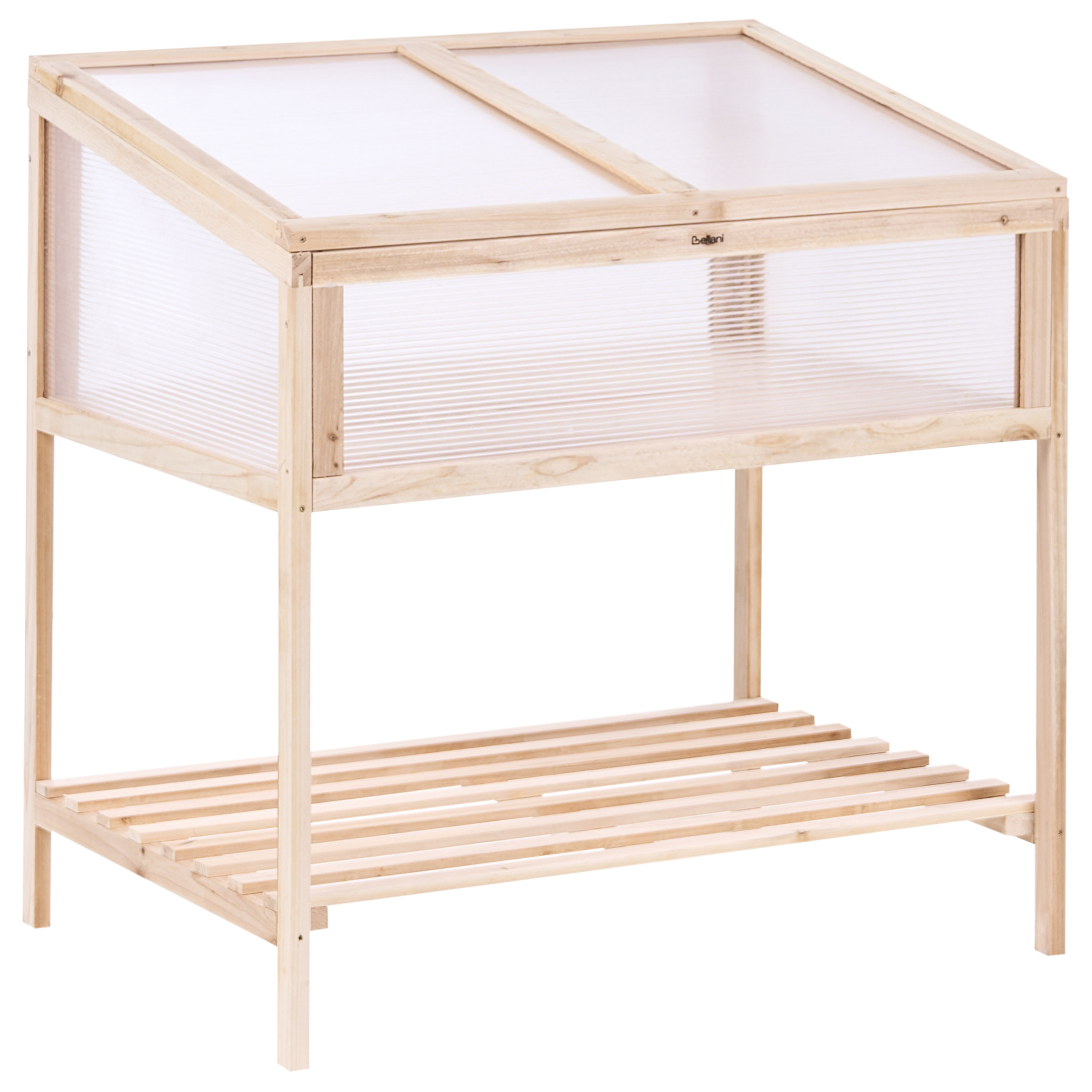 Parvekekasvihuone ARANOVA 80 cm 58 cm Havupuu Vaaleanruskea
