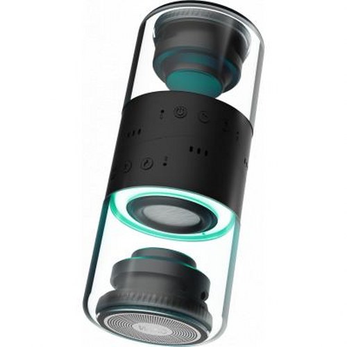 Kaiutin Bluetooth 5.0 WiShake Vibes 4 LED Setti Magneettipidike