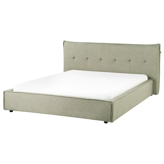 Sänky keinopellava LESTRE 160 x 200 cm Vihreä