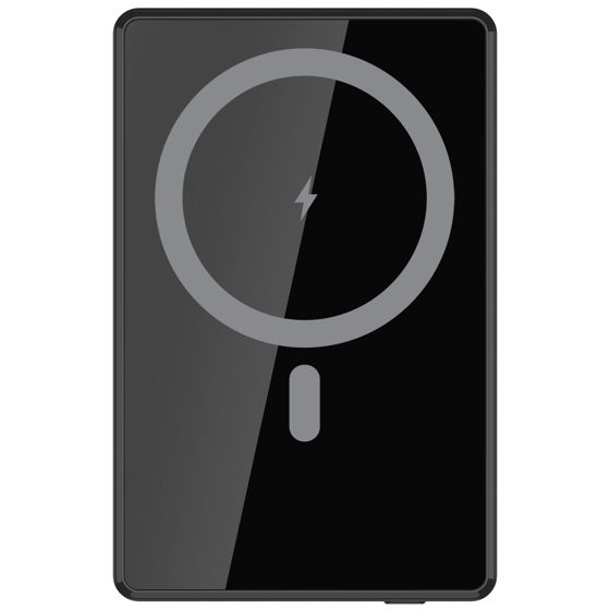 Varavirtalähde 5000mAh, 15W, MagSafe-yhteensopiva, musta