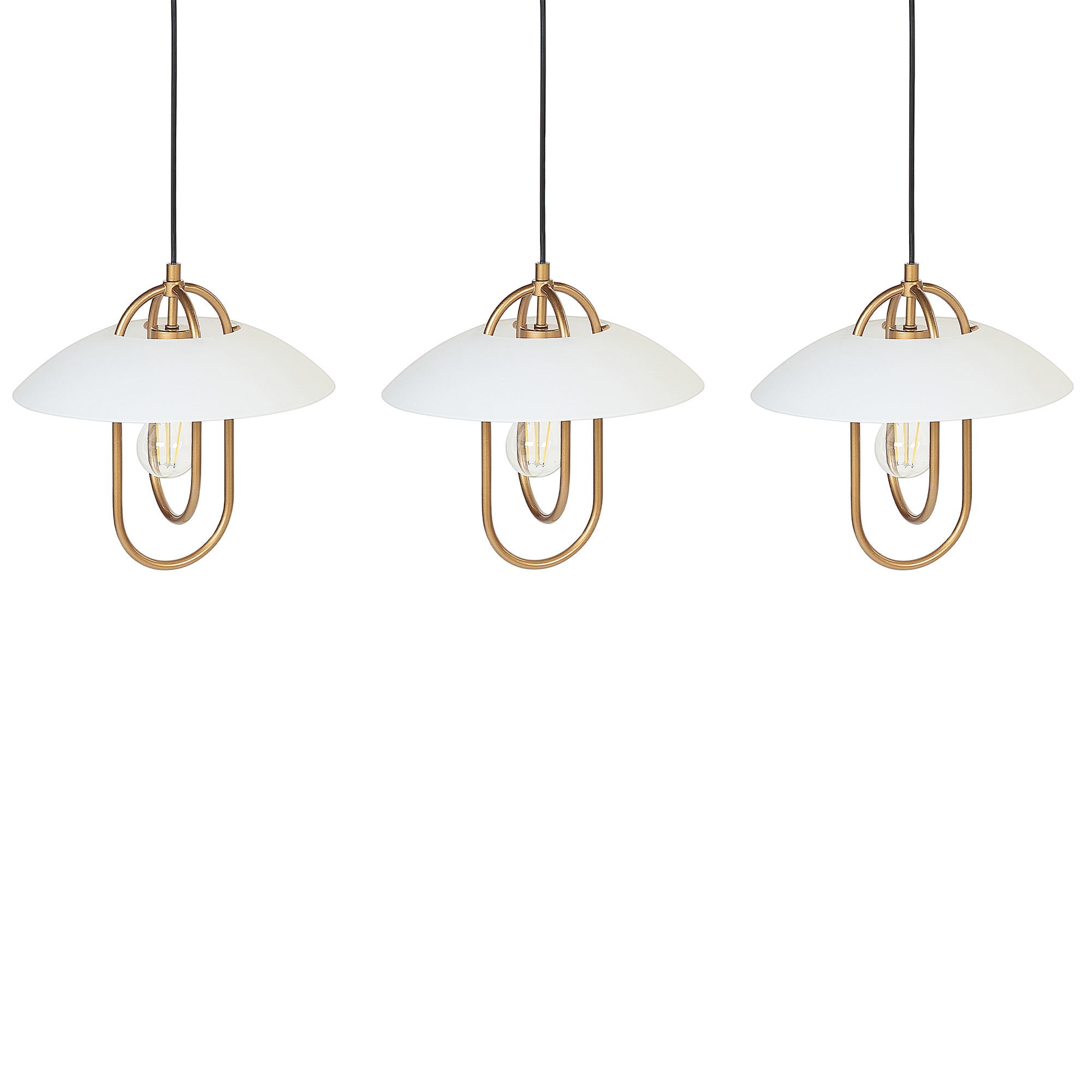 Riippuvalaisin NATTAI metalli Valkoinen