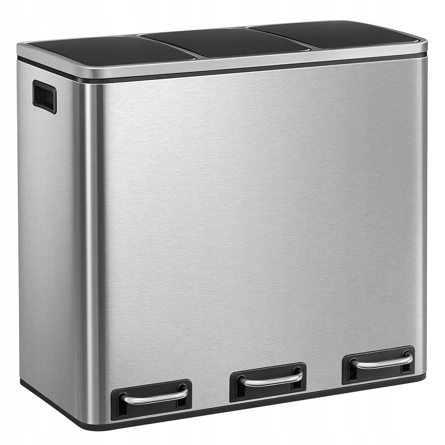 Roskakori LTB54NL lajitteluun, 3 x 18 l 54 l, hopea