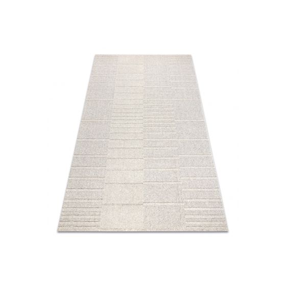 FLUX villamatto- Geometrinen loft beige / harmaa