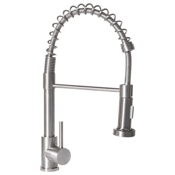 Keittiöhana joustavalla juoksuputkella MAIHUE Hopea