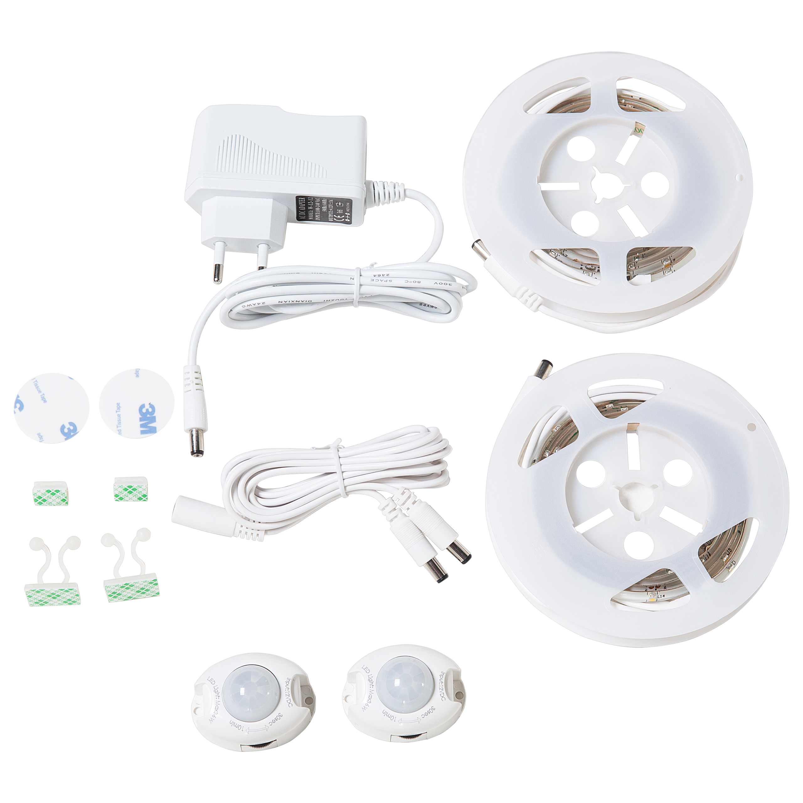 LED-valonauha ATRATO 240 cm liiketunnistimella Valkoinen