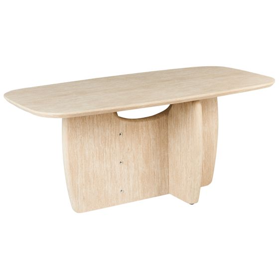 Ruokapöytä TRAVERS Travertiinikuvio 180 cm 90 cm